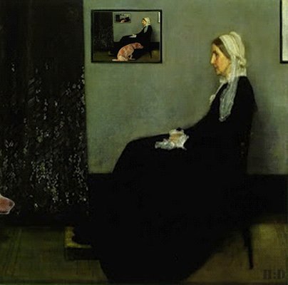 whistlers mother and dog