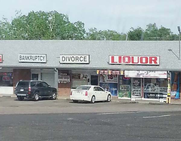 divorce bankruptcy anf liquor stores all related