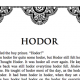 Game of thrones book hordor